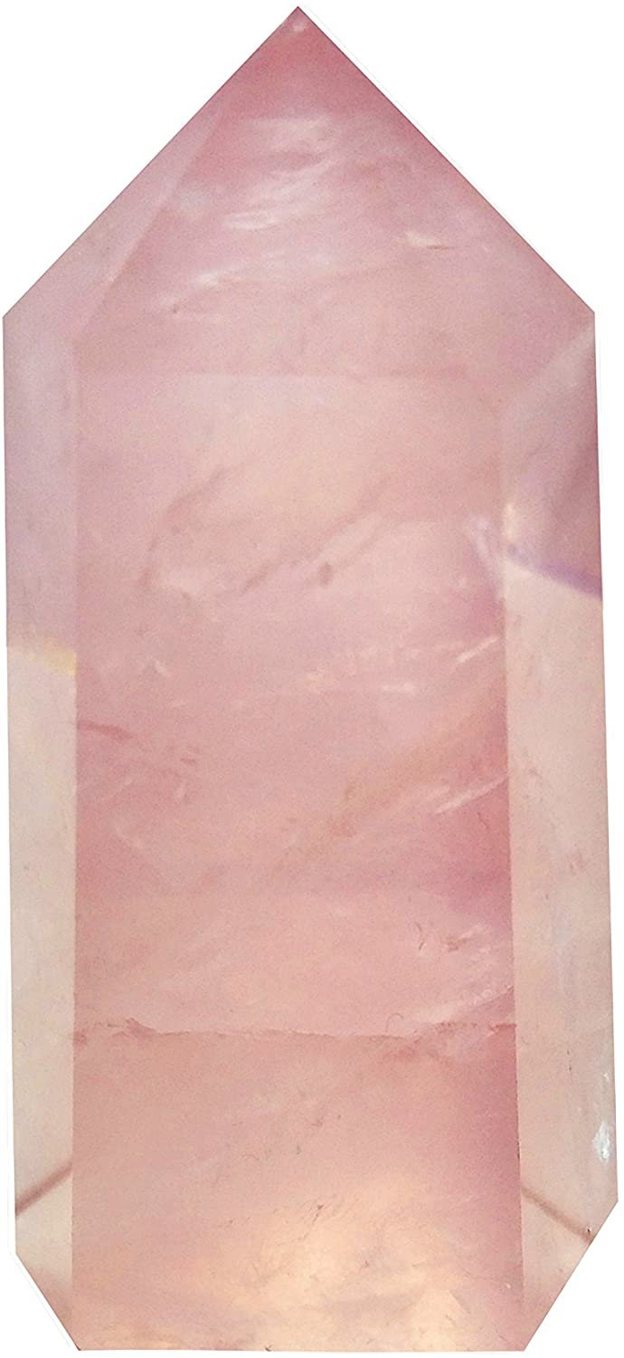 crystals rose quartz tower ideal for altar placement in spiritual and intention ceremonies