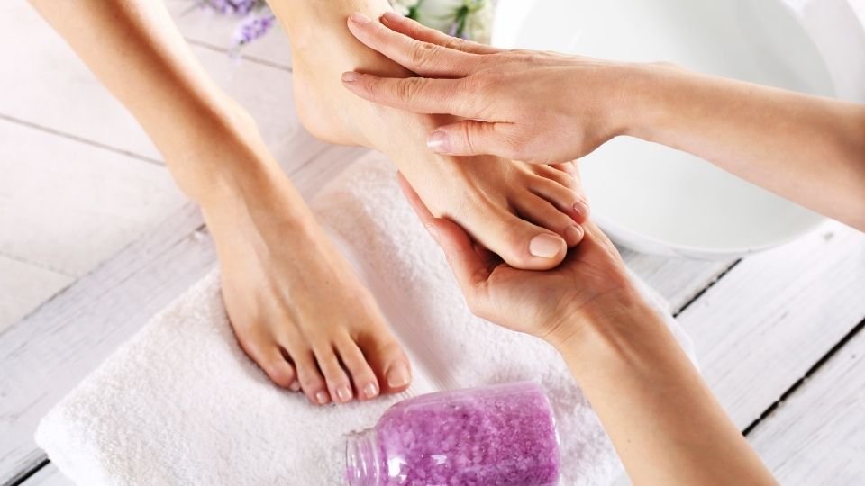 pedicure man feet woman nails toenails medi spa pedicure 7