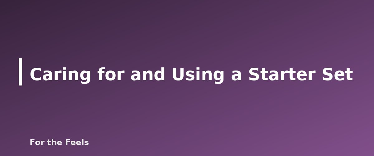 Caring for and Using a Starter Set - illustration for Best Crystals for Beginners: Six to Start With