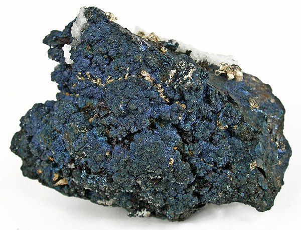 Bornite on Silver crystal