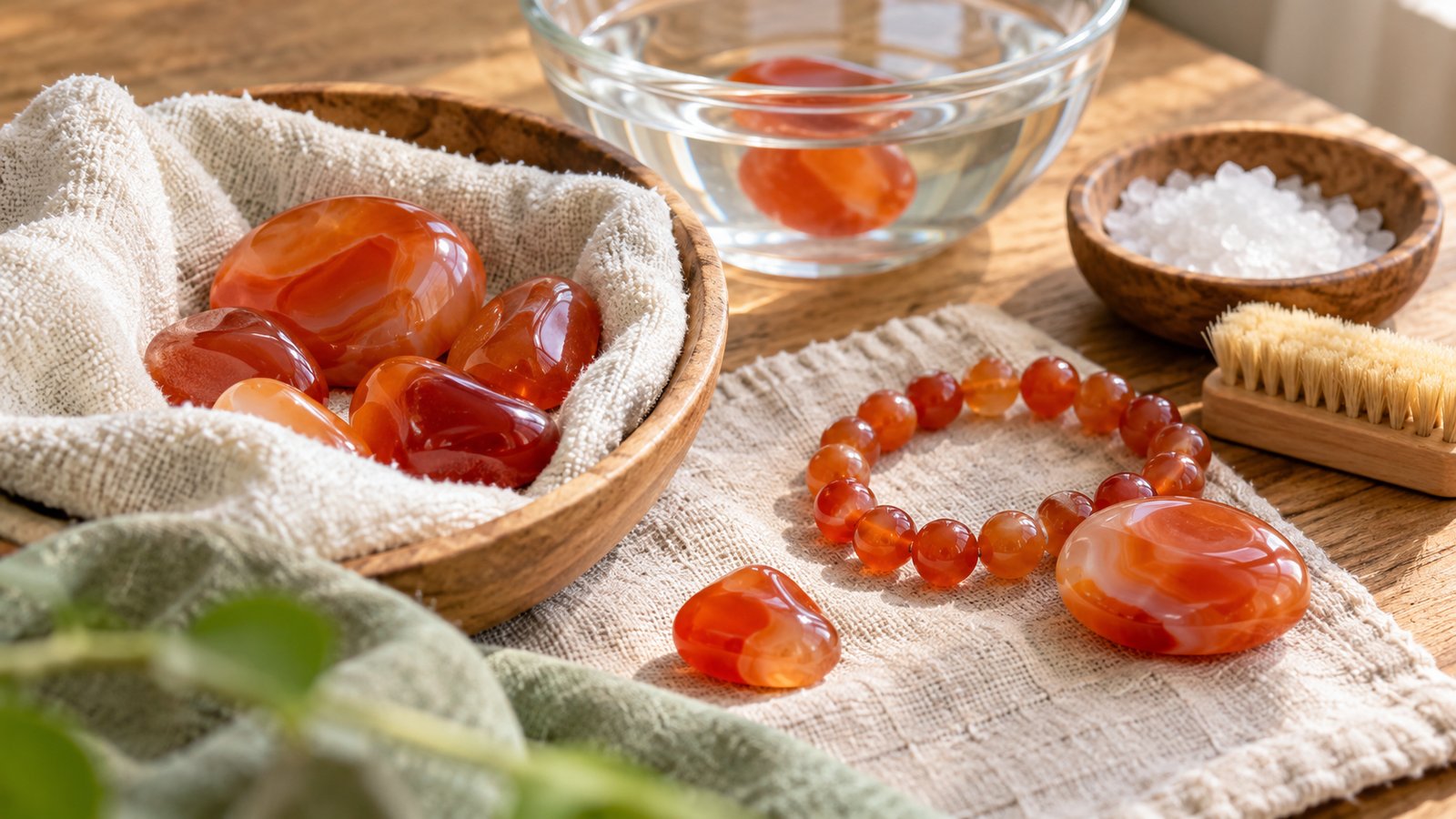 Carnelian stones: caring for carnelian