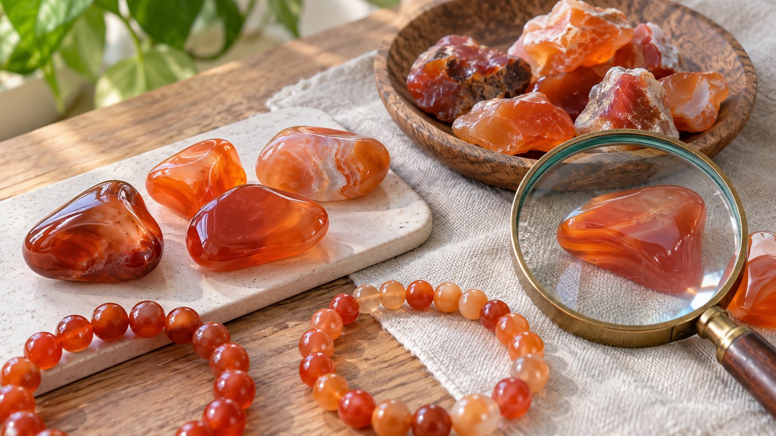 Carnelian stones: how to spot fake or misrepresented carnelian