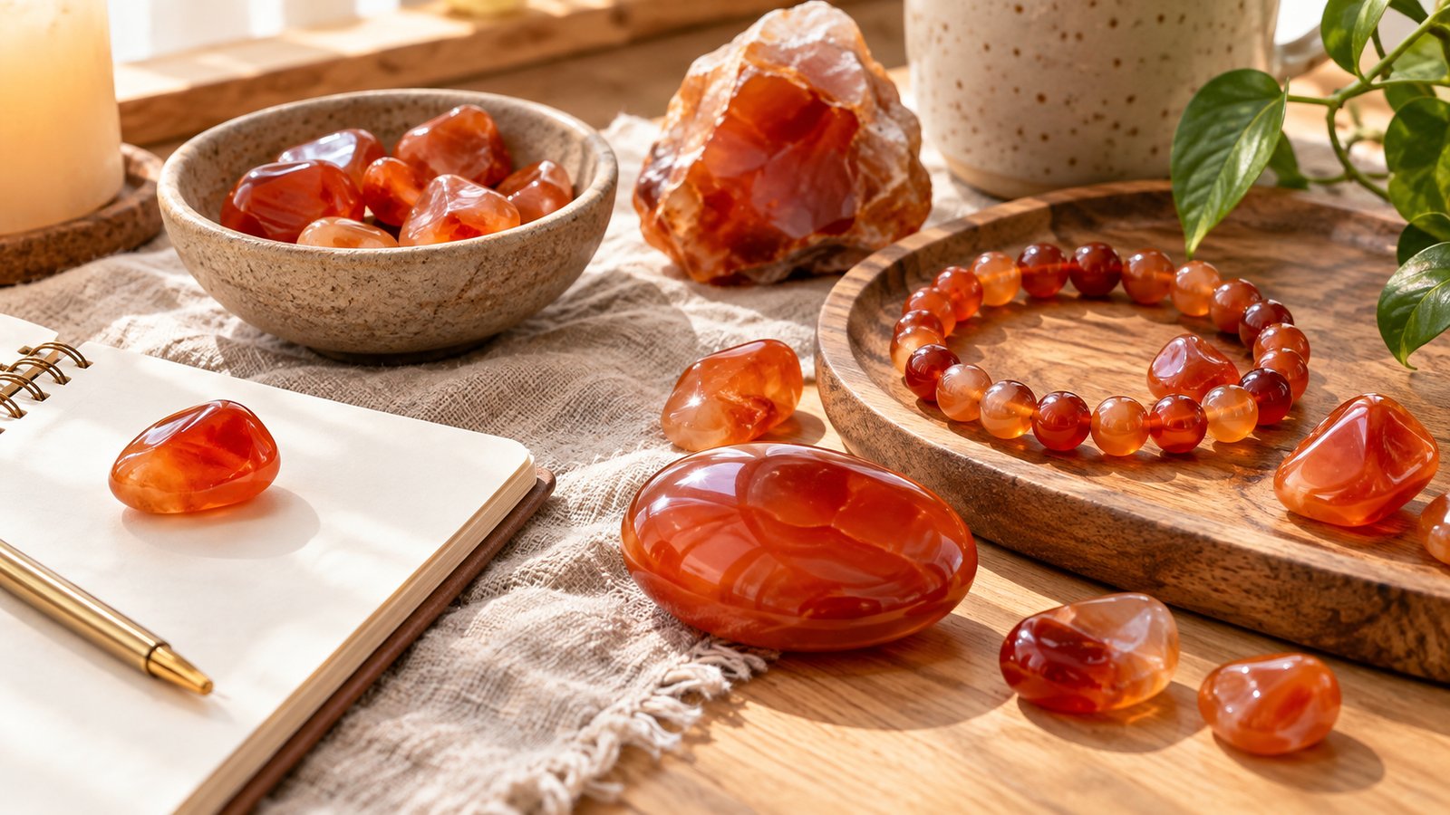 Carnelian stones: simple ways to work with carnelian
