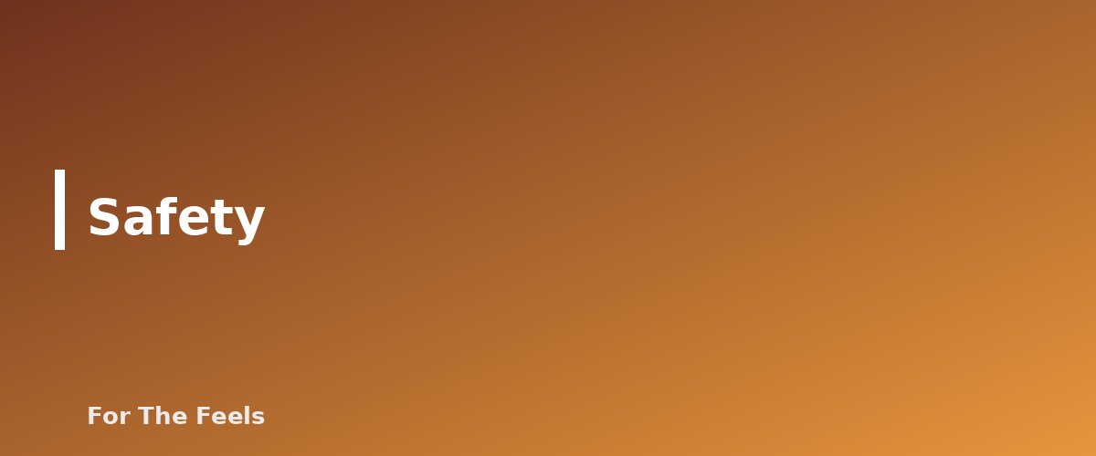 Safety - section banner for Cedarwood Essential Oil