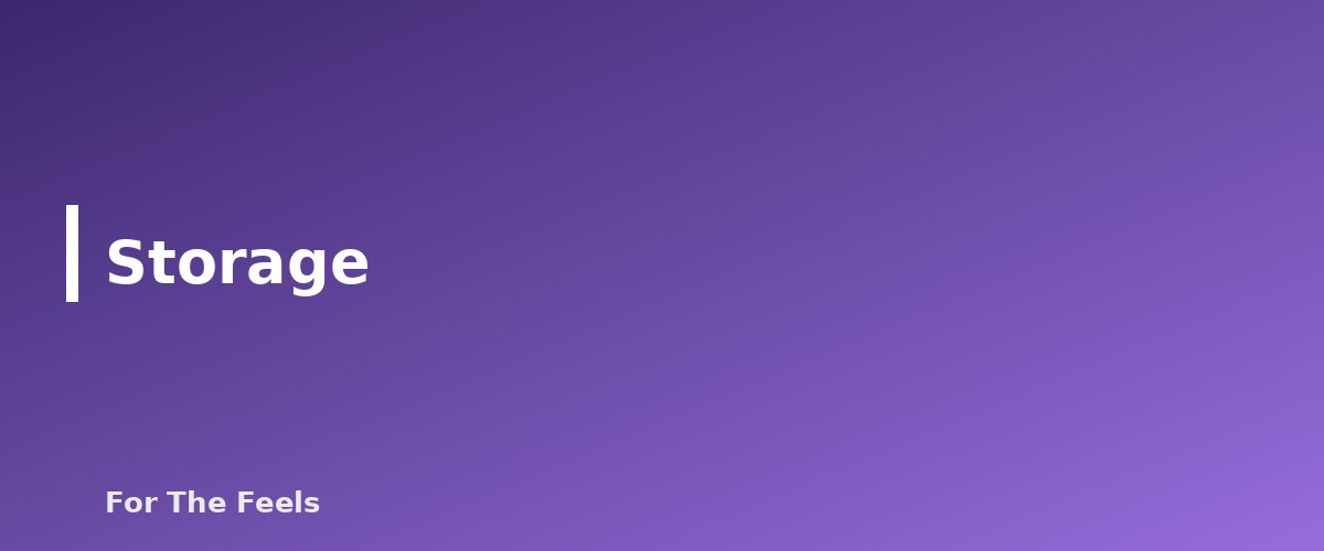 Storage - section banner for Cedarwood Essential Oil