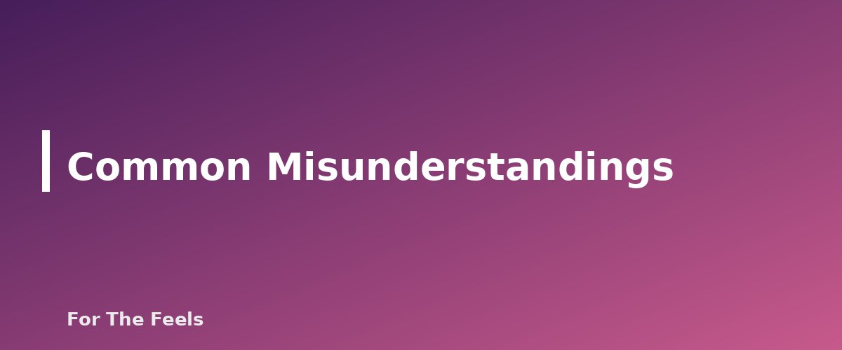 Common Misunderstandings - section banner for Chamomile, Peppermint and Lemon Balm