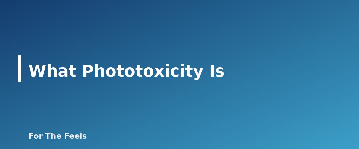 What Phototoxicity Is - section banner for Citrus Essential Oils and Sun Sensitivity