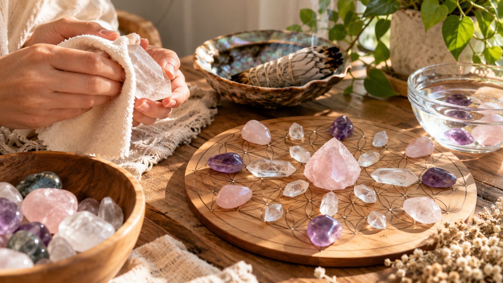 Caring for the Stones in Your Grid - Crystal Grids: What They Are and How to Build One