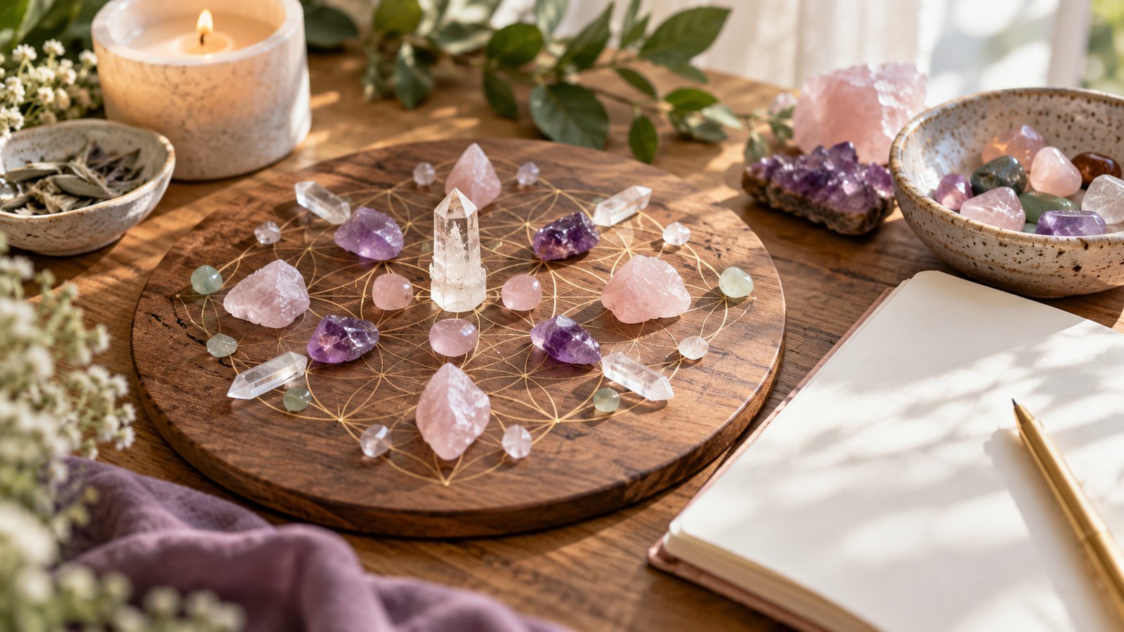 Choose an Intention - Crystal Grids: What They Are and How to Build One
