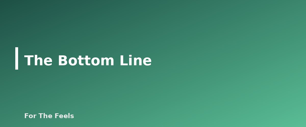 The Bottom Line - section banner for Essential Oil Diffuser Types Compared