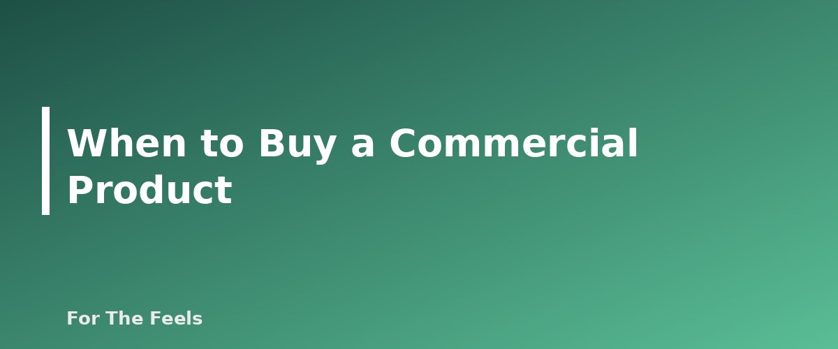 When to Buy a Commercial Product - section banner for Essential Oils for Cleaning