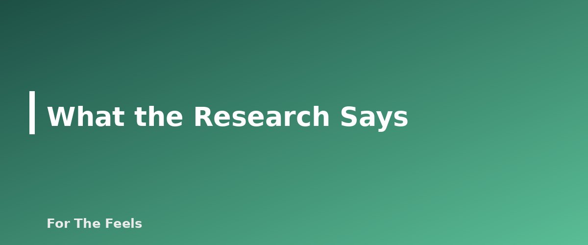 What the Research Says - section banner for Essential Oils for Sleep