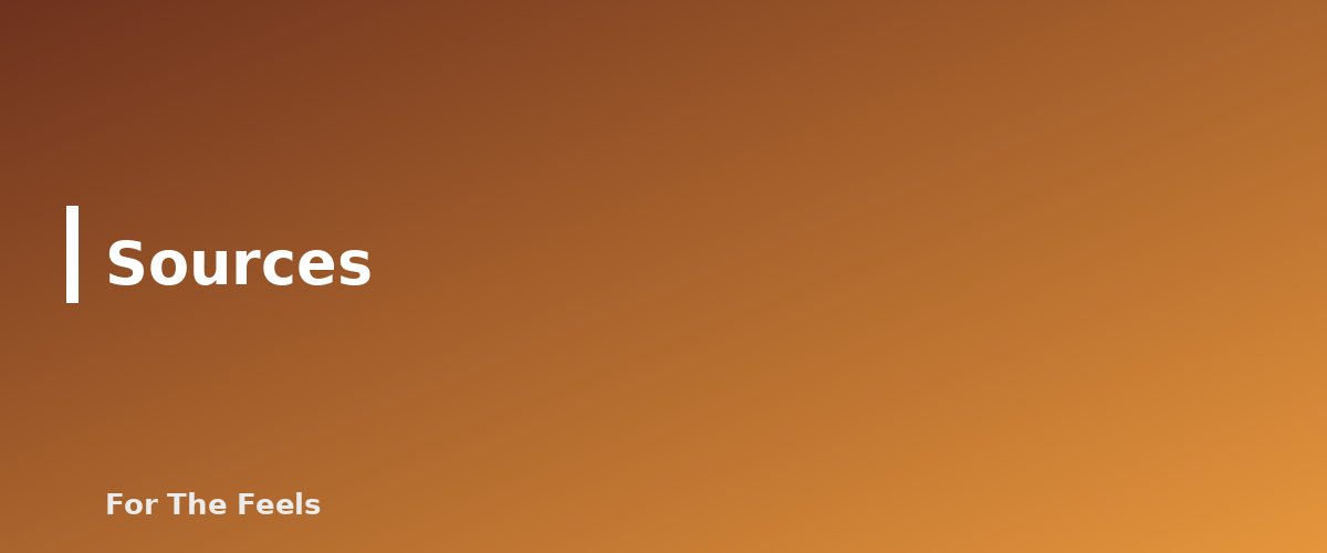 Sources - section banner for Evening Wind-Down Routine for Better Sleep