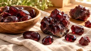Garnet stone: featured image for the garnet meaning, properties and care guide