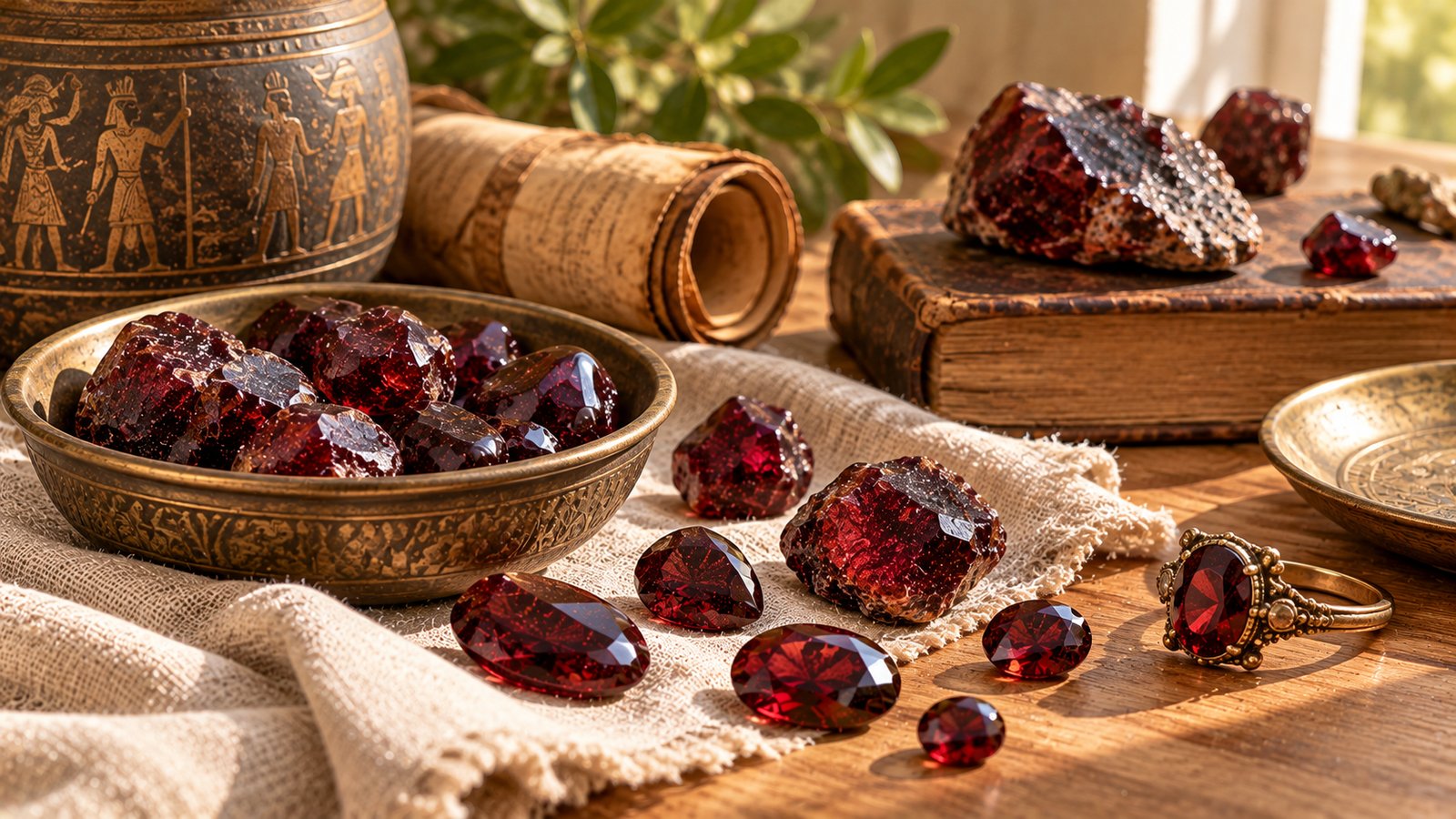 Garnet stones: garnet in history