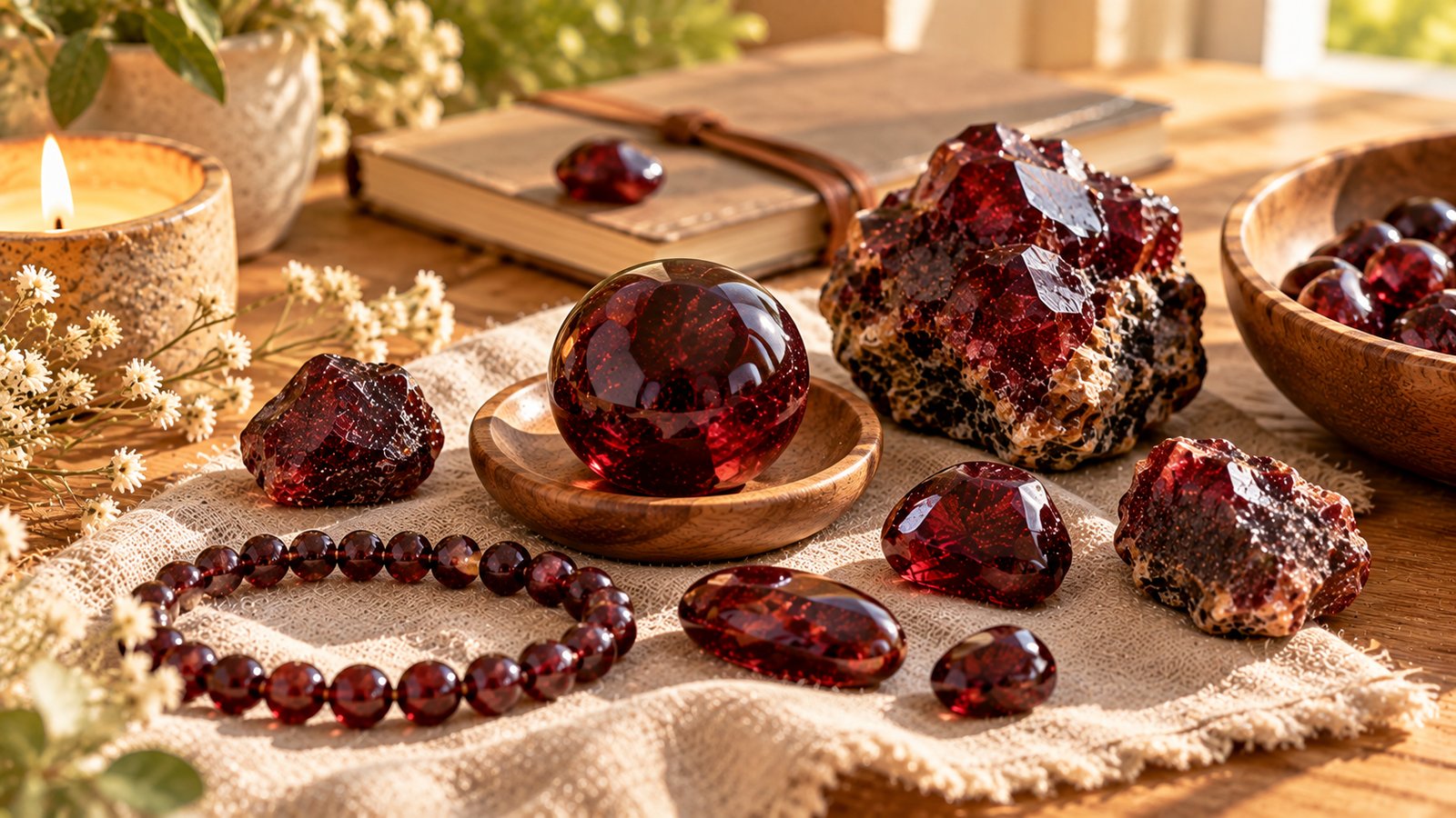 Garnet stones: simple ways to work with garnet
