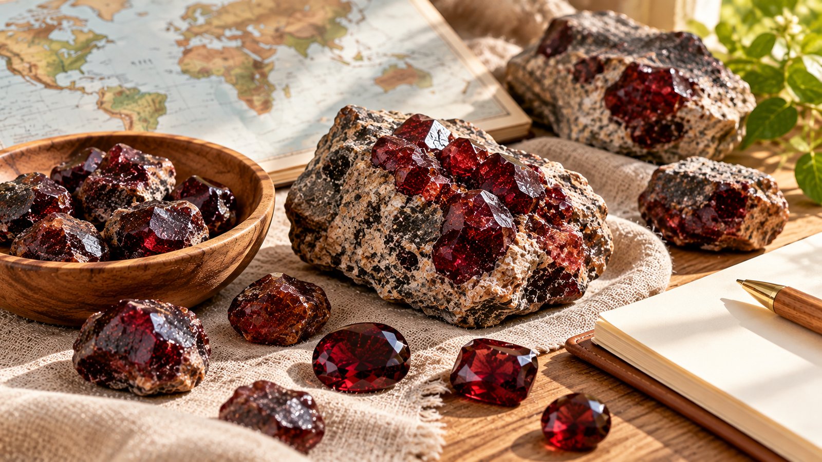 Garnet stones: where garnet comes from