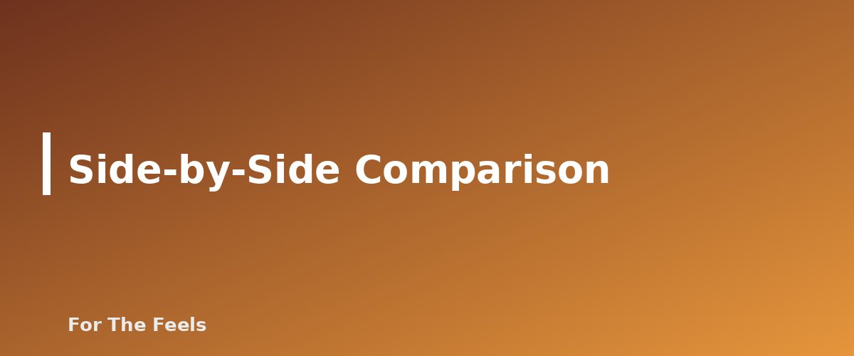 Side-by-Side Comparison - section banner for German vs Roman Chamomile Essential Oil