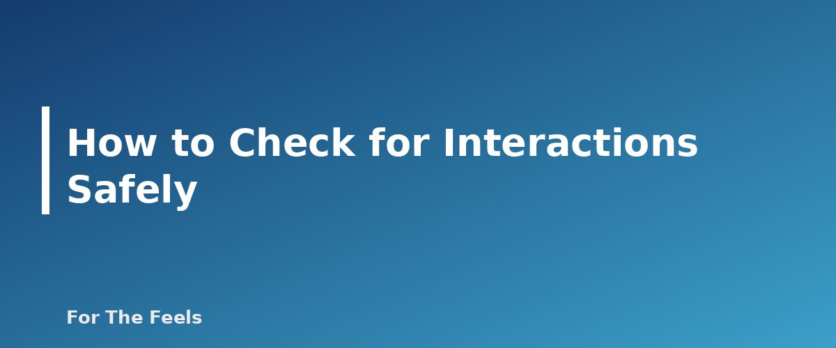 How to Check for Interactions Safely - section banner for Herb-Drug Interactions