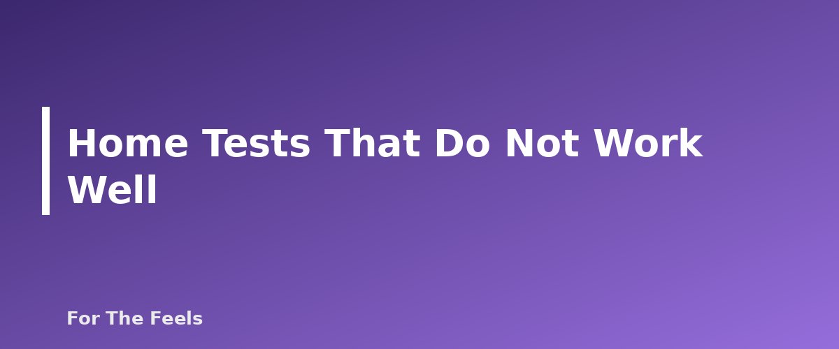 Home Tests That Do Not Work Well - section banner for How to Tell if an Essential Oil Is Pure