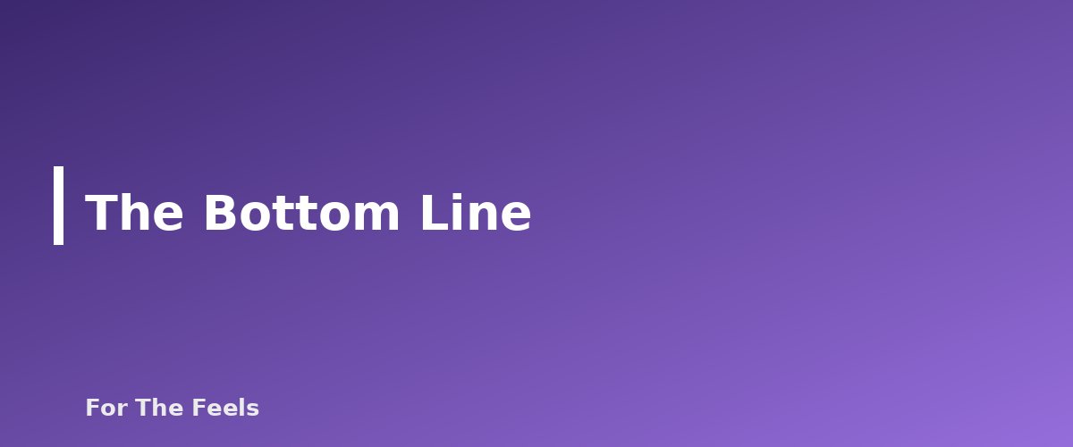 The Bottom Line - section banner for How to Tell if an Essential Oil Is Pure