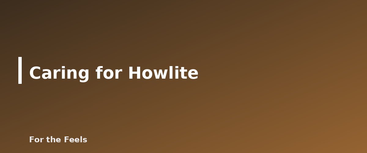 Caring for Howlite - illustration for Howlite: Meaning, Properties, Care and How to Spot a Fake