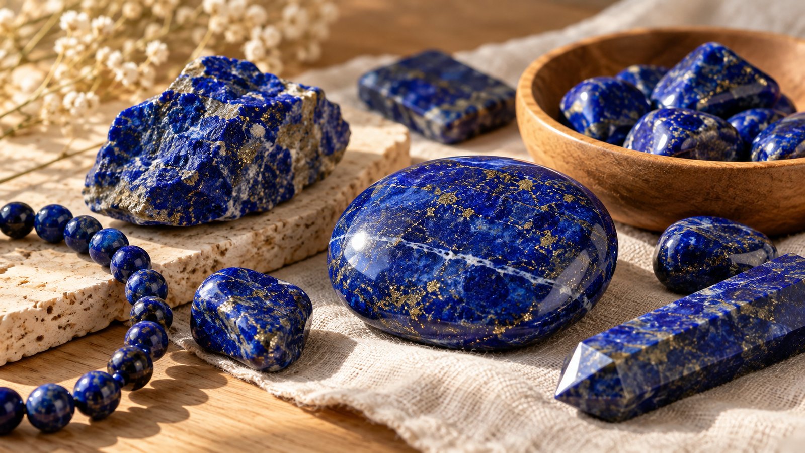 Lapis lazuli stone: featured image for the lapis lazuli meaning, properties and care guide