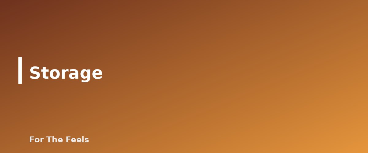 Storage - section banner for Lemongrass Essential Oil