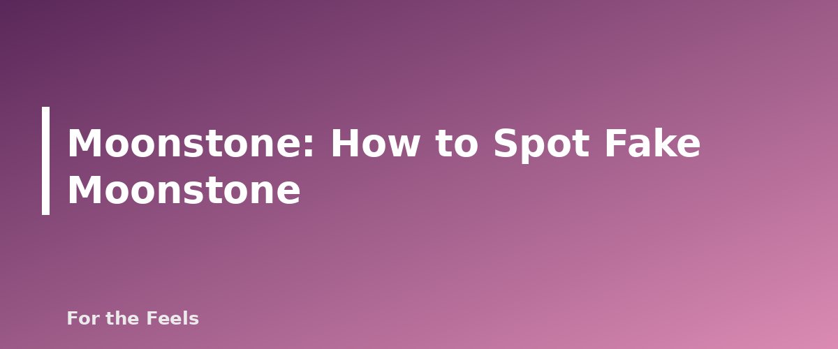 How to Spot Fake Moonstone - illustration for Moonstone: Meaning, Properties, Care and How to Spot a Fake