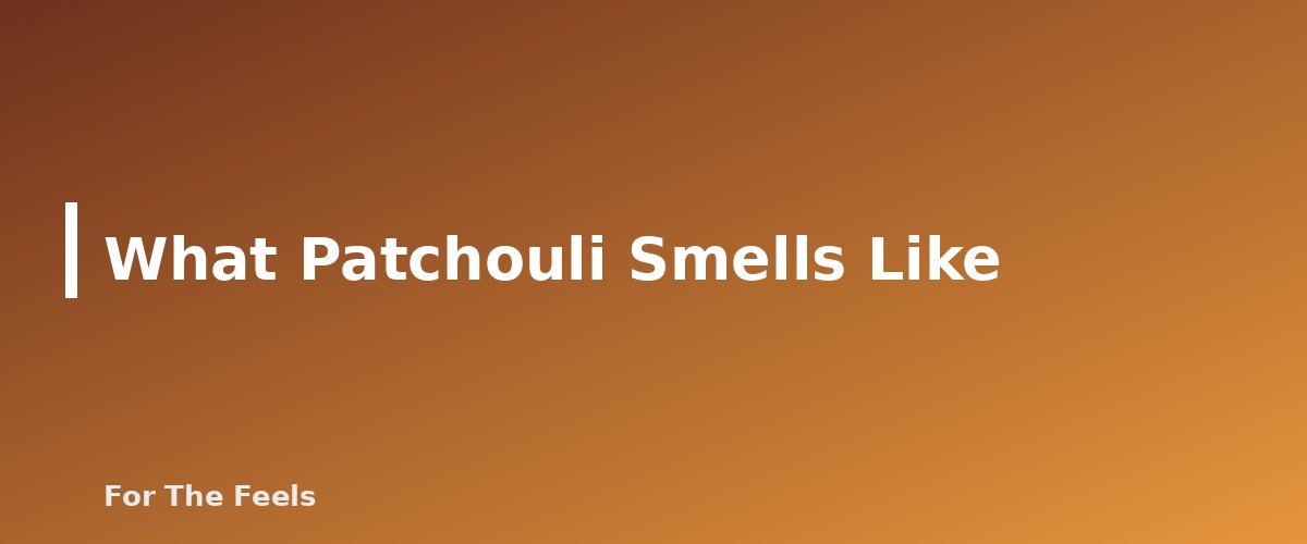 What Patchouli Smells Like - section banner for Patchouli Essential Oil
