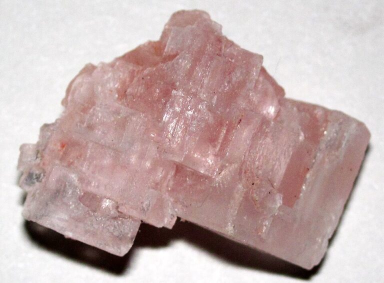 Pink Halite crystal