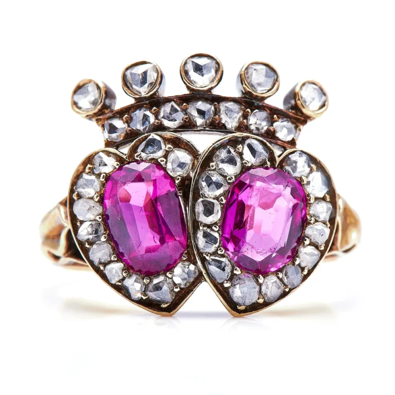 Pink Sapphire crystal