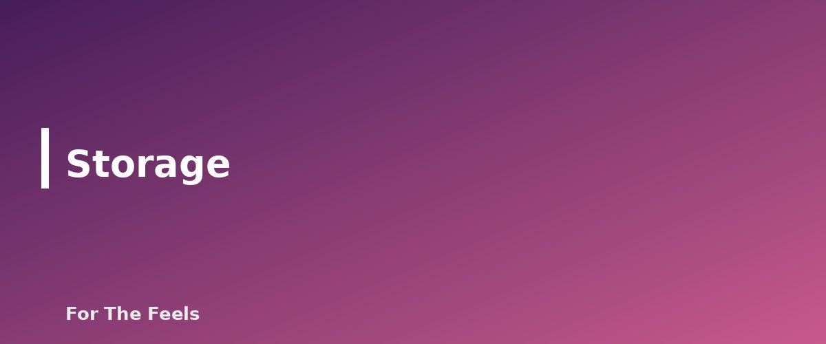 Storage - section banner for Rose Essential Oil vs Rose Absolute