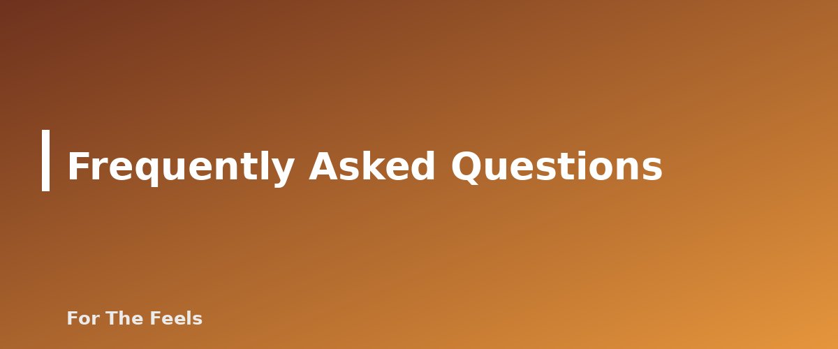 Frequently Asked Questions - section banner for Self-Care and Everyday Happiness