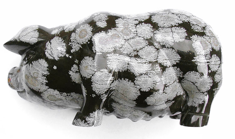 Snowflake Obsidian crystal
