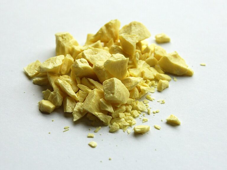 Sulfur crystal