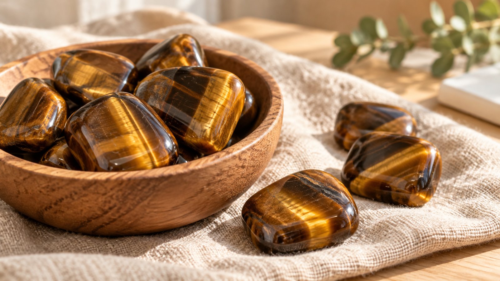 Tiger's eye stone: featured image for the tiger's eye meaning, properties and care guide