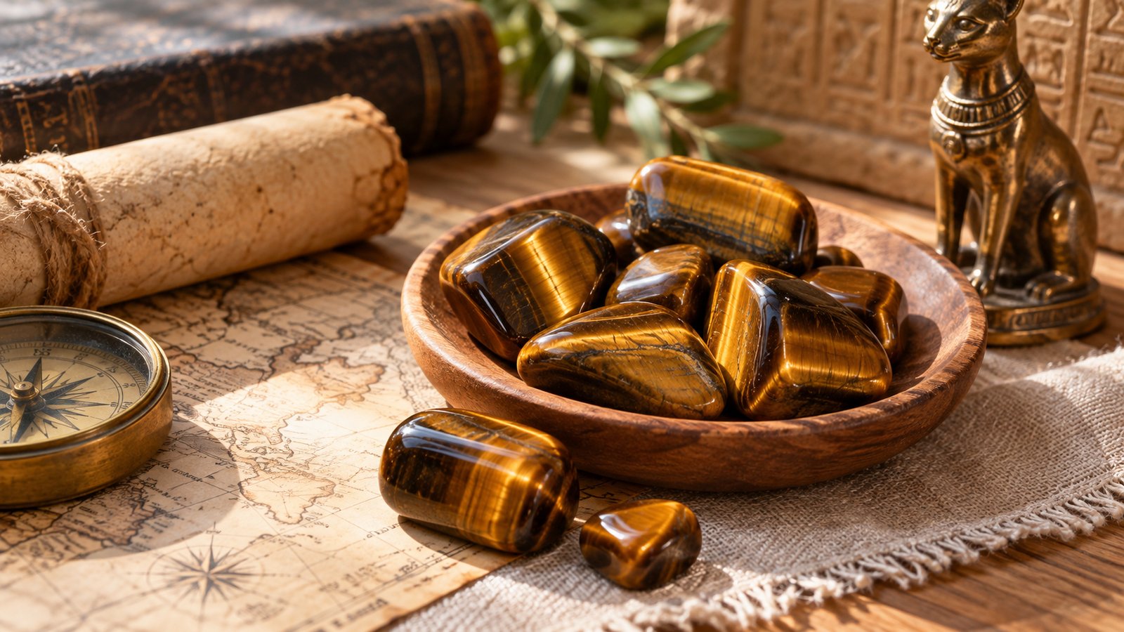 Tiger's eye stones: tiger's eye through history