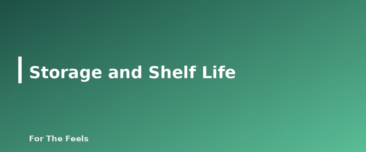 Storage and Shelf Life - section banner for Vetiver Essential Oil