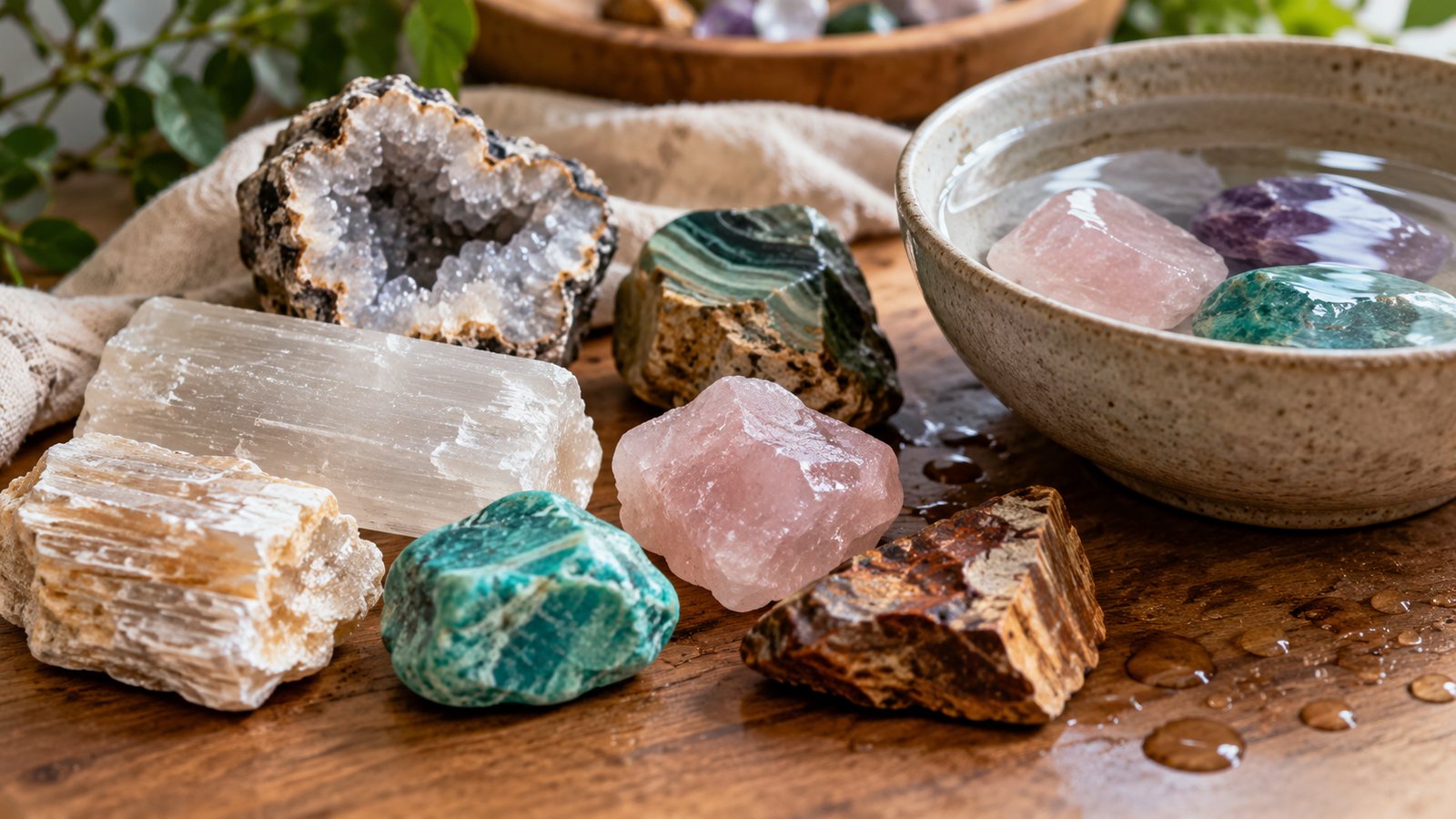 Why Water Harms Some Stones - Which Crystals Cannot Go in Water (and Why)